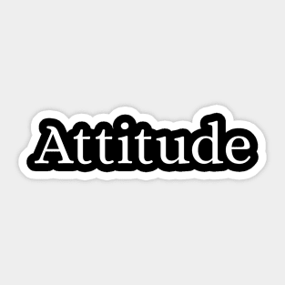 Attitude Sticker